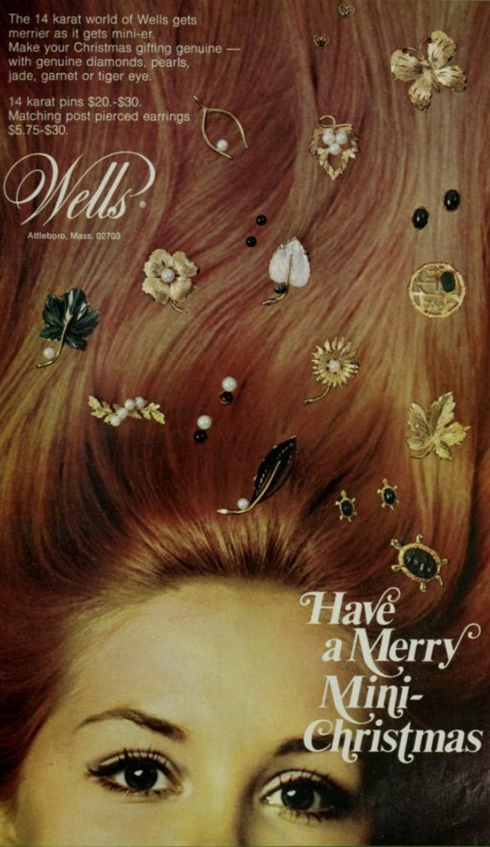 14 K gold Jewelry, Mademoiselle September 1969