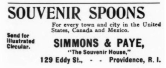 1898 ad - Simmons & Paye Mfg Co, 129 Eddy St., Providence