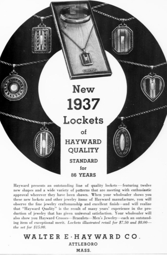 1937 Lockets ad