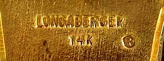 14 K gold Longaberger mark