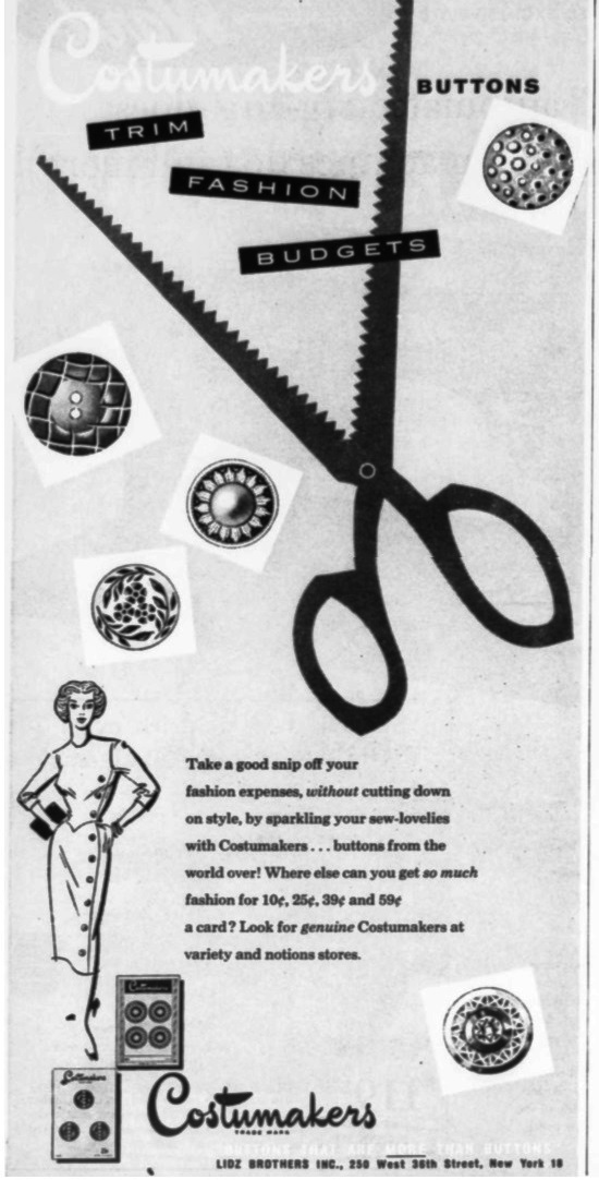 1957 ad, Simplicity Fashion Magazine