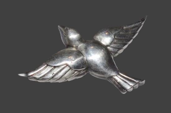 Bird sterling silver pin brooch