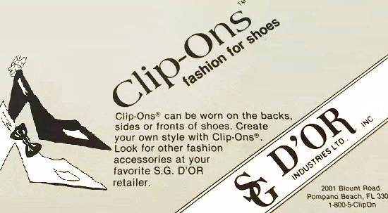Fashion for shoes, vintage ad