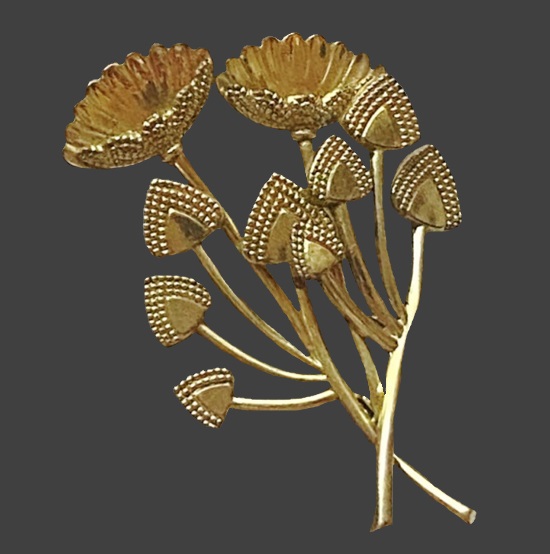 Signed Floralia Vintage Costume Jewelry