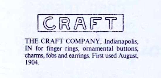 The Craft Company, established in Indianapolis, Indiana, in 1904