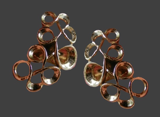 Silver tone clips