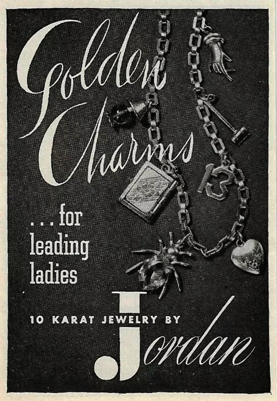 10 K Jewelry by Jordan, 1944 ad