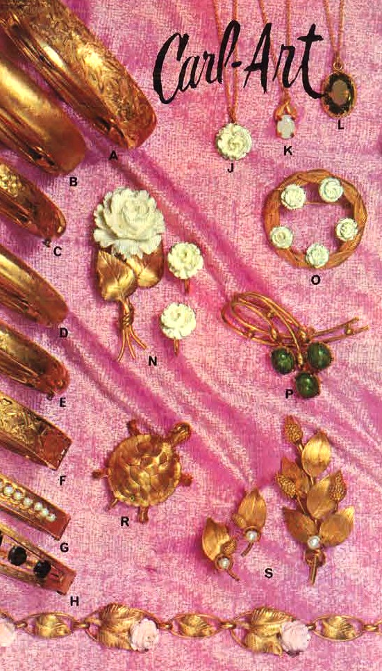 Carl-Art 1972 jewelry catalog