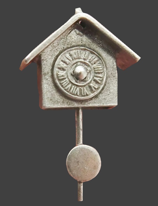 Cuckoo Clock sterling silver charm