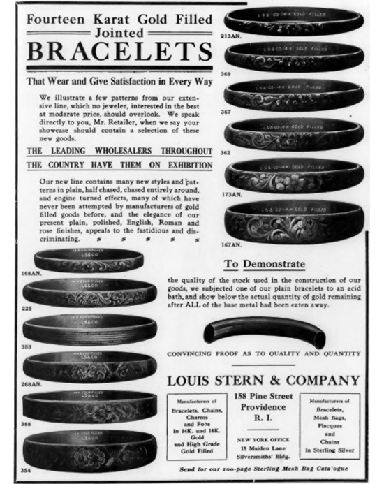 Louis Stern & Company, 1911 ad