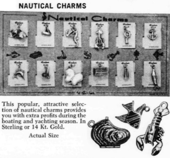 Nautical charms, 1960