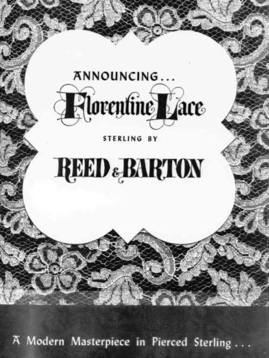 Reed & Barton, 1951 ad