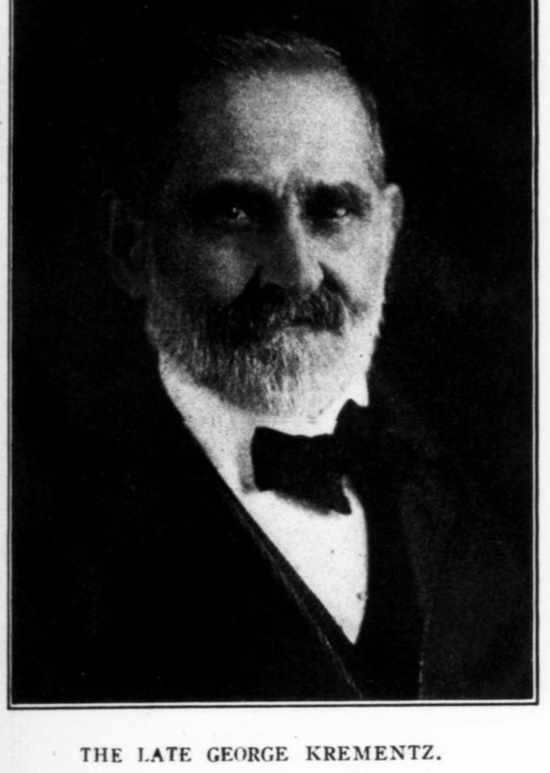 George Krementz (1837, Germany - 1918, Newark, NJ)