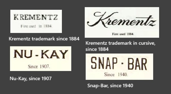 Krementz trademarks