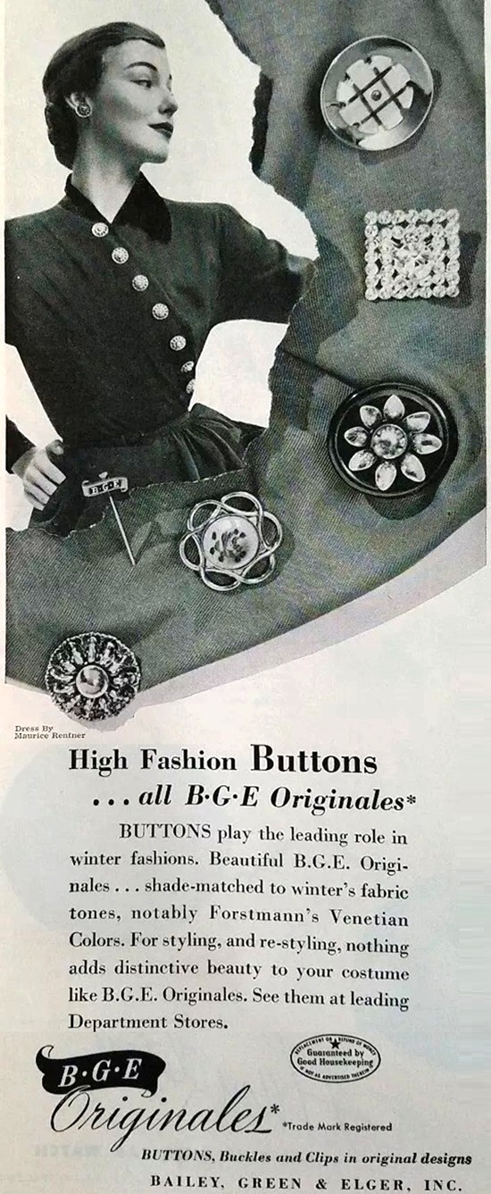 Vogue 1949 ad