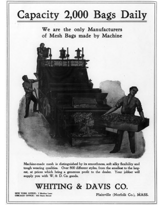 Whiting & Davis Company, 1911 ad