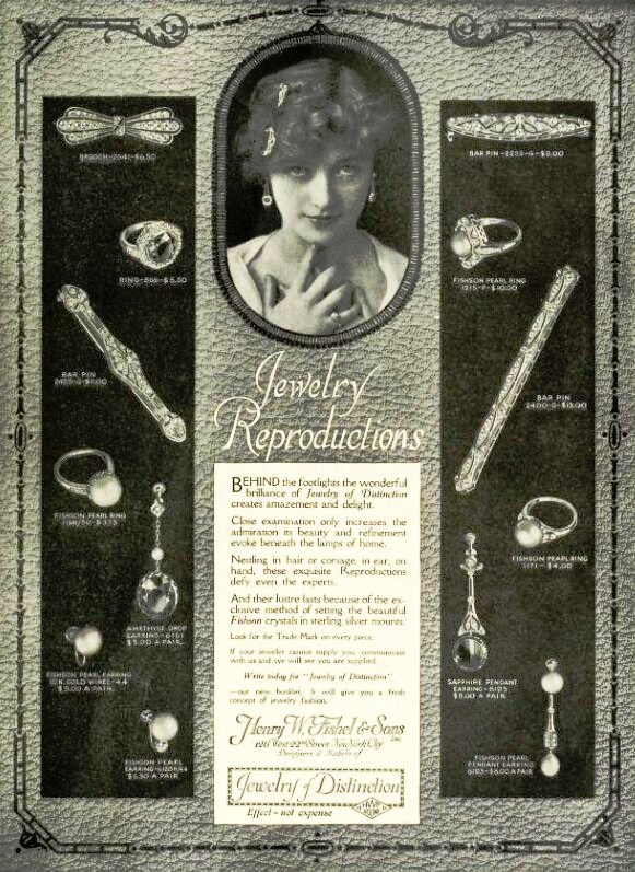 Jewelry Reproductions, 1917 ad