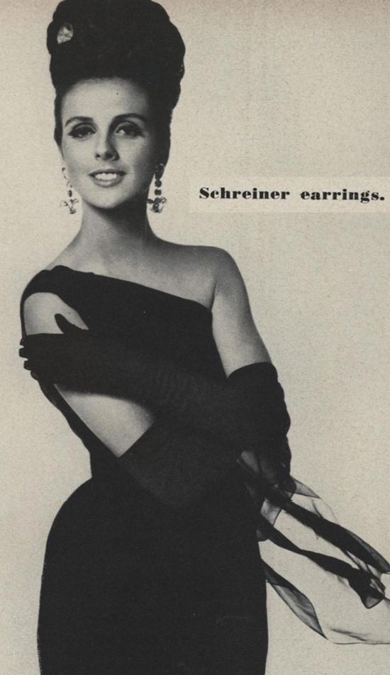 Vogue 1960s Schreiner earrings