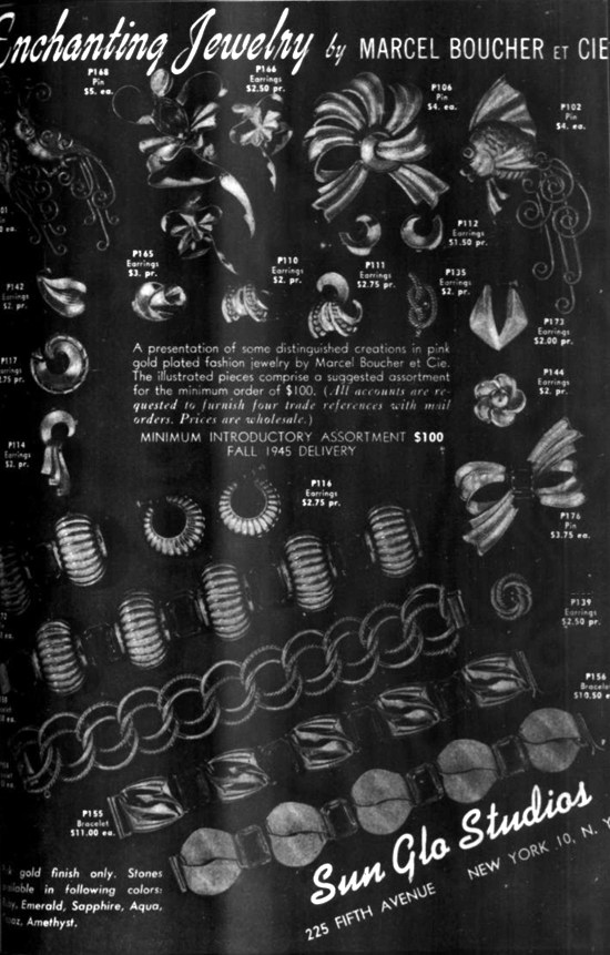 Enchanting Jewelry March 1945 ad
