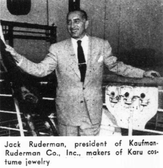 JCK November 1950 note. Jack Ruderman (1908-2013)