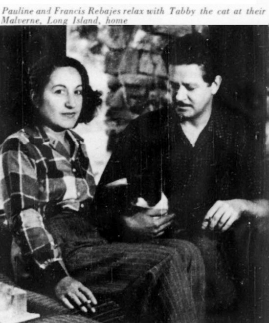 Modernist jewelry designer Francisco Rebajes met his wife, Pauline Schwartz, at a party in Greenwich Village during the darkest days of the Great Depression. It was love at first sight