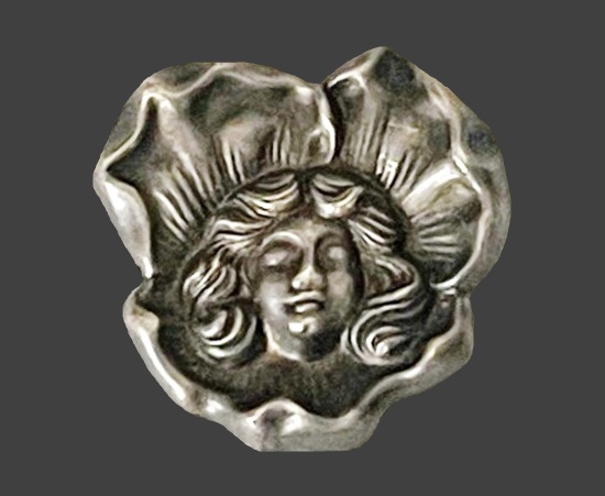 Art Nouveau Sterling silver brooch