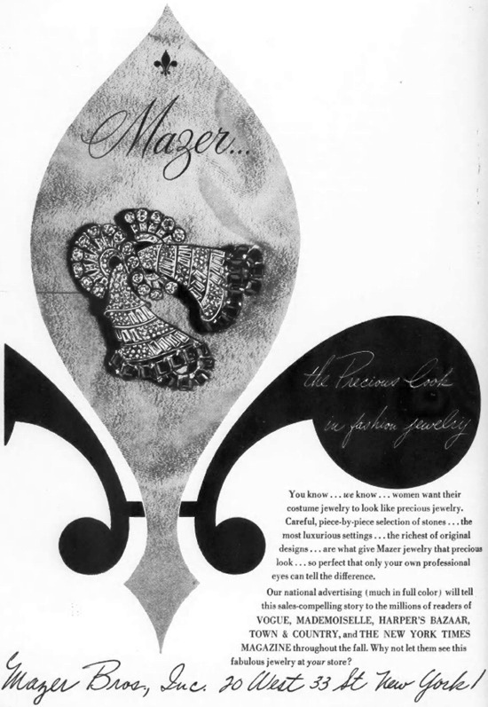 Mazer, 1948 ad