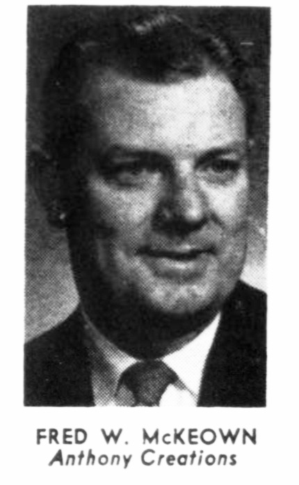 Anthony Fred W. McKeown, sales representative, 1952