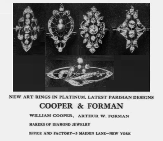 New York Manufacturing Jewelers Cooper & Forman