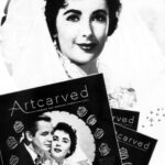 Elizabeth Taylor promoting Artcarved brand, 1950