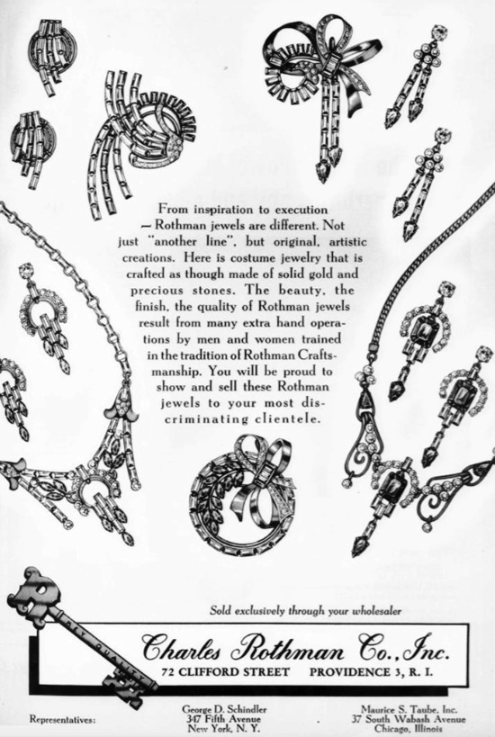 Artistic creations by Charles Rothman Co., 1950