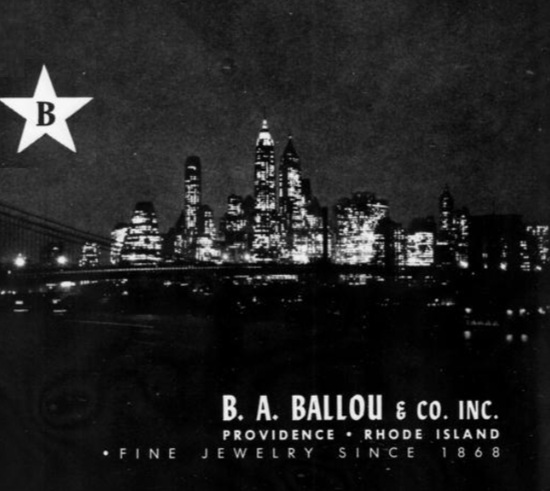 B.A. Ballou Jewelry Manufacturing Company History