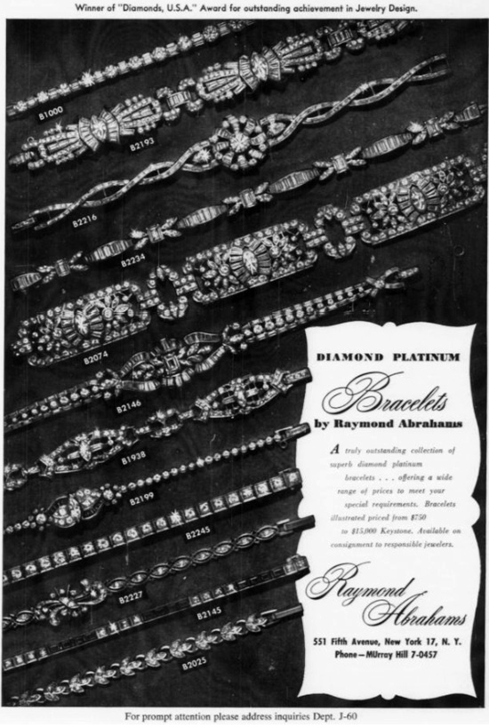 Bracelets, September 1960 ad