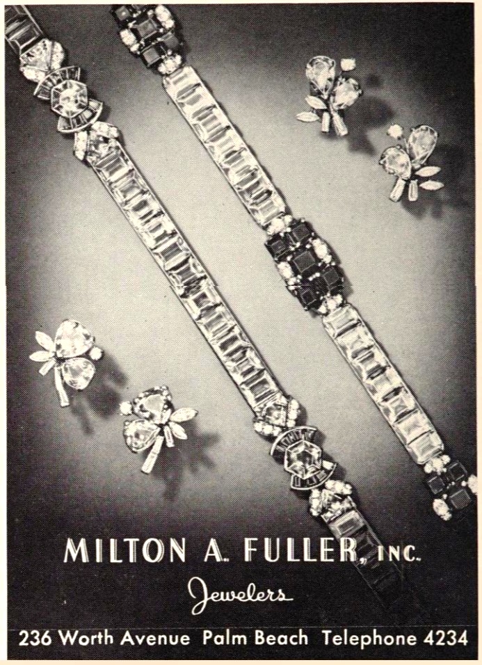 Bracelets and pins 1953 ad