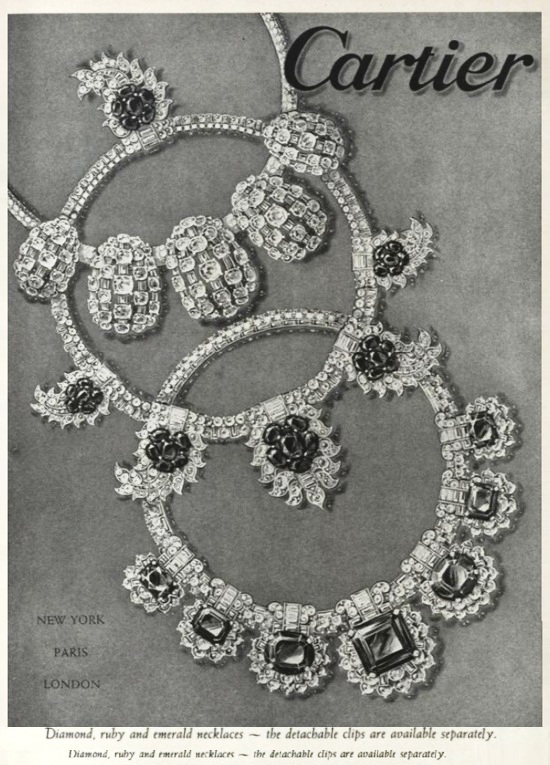 Cartier Vogue November 1946 ad