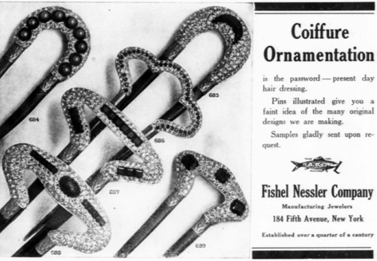Coiffure Ornamentation, December 1914