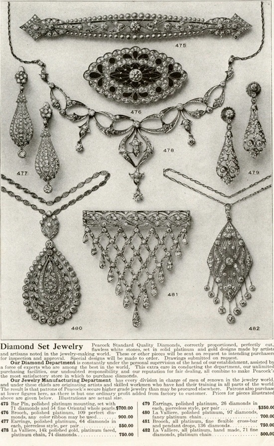 Diamond Set Jewelry, 1913