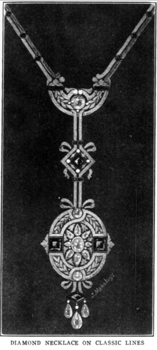 Diamond necklace, 1916