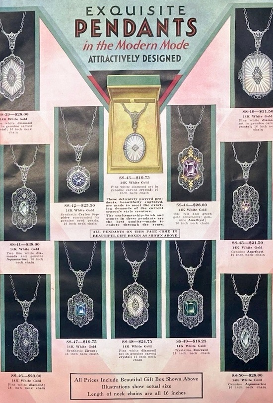 Exquisite pendants