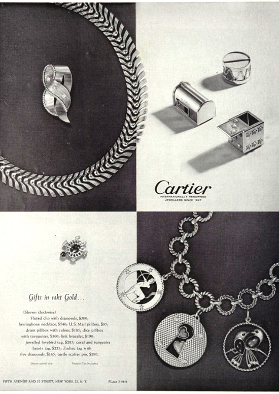 Gifts in gold, Palm Beach Life August 1959