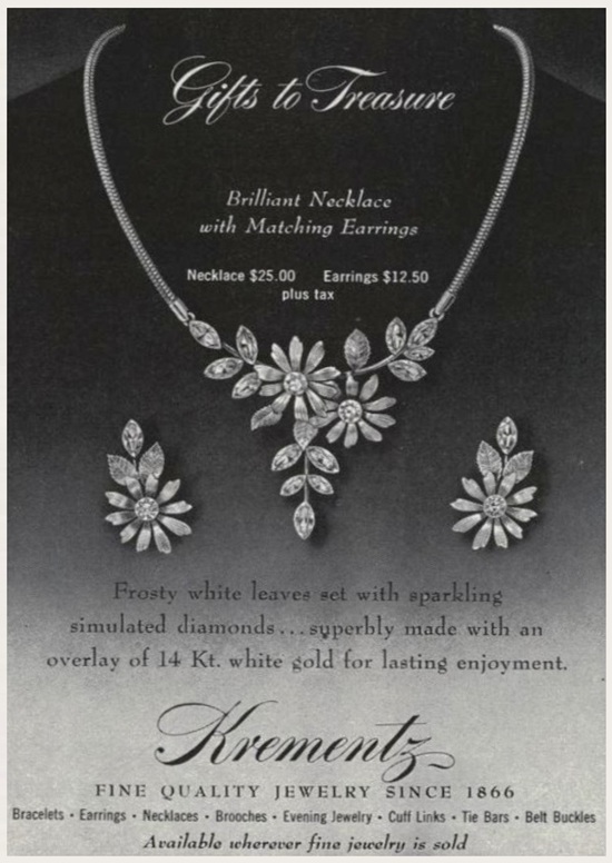 Gifts to Treasure, Vogue December 1950 ad