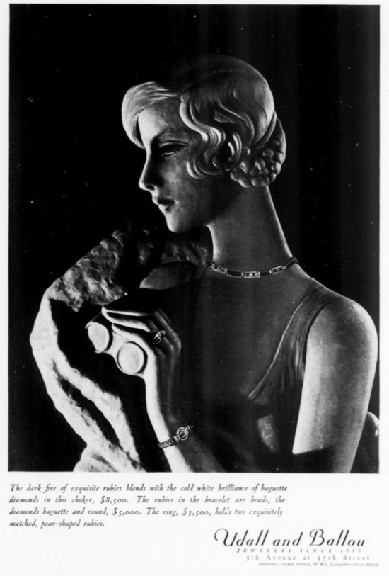 Harper's Bazaar, December 1929 ad