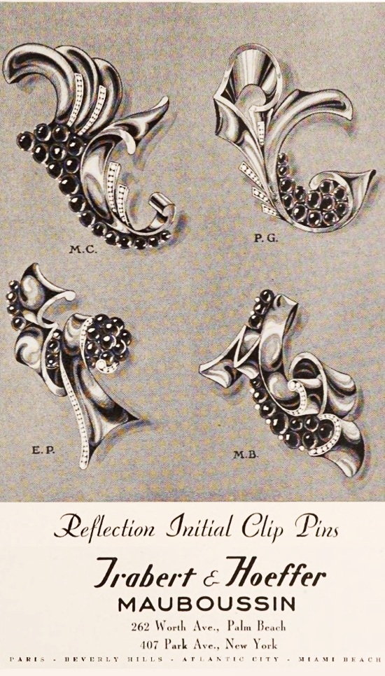 Initial clips from Reflection collection, January 1940 ad