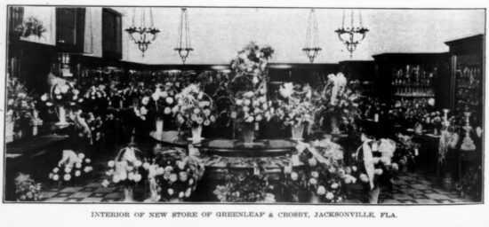 Interior of new store, January 1928