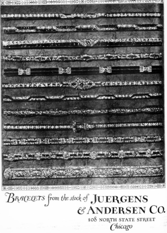 J & A Bracelets, May 1924 ad