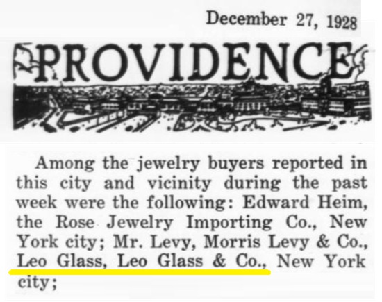 JCK December 1928 note