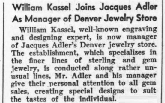 JCK June 1945 Kassel joins Jacques Adler