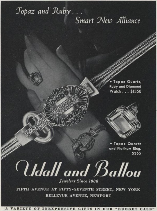 Jewelers since 1888, Vogue December 1940 ad