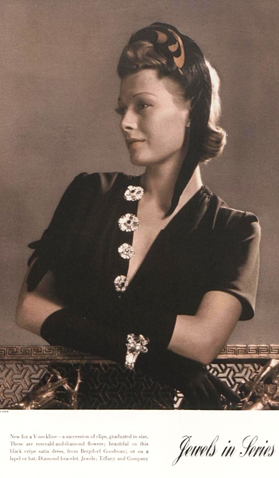 Jewels in Series, Vogue October 1940 ad