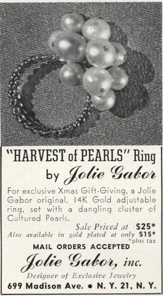Vogue December 1953 ad